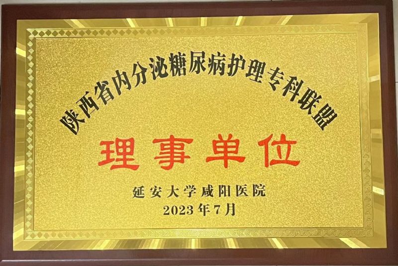 陜西省內分泌糖尿病護理專科聯盟理事單位