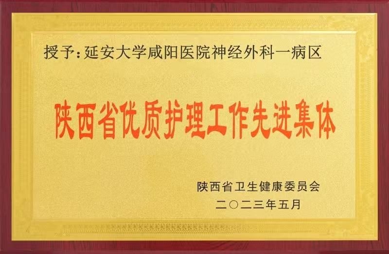 陜西省優質護理工作先進集體
