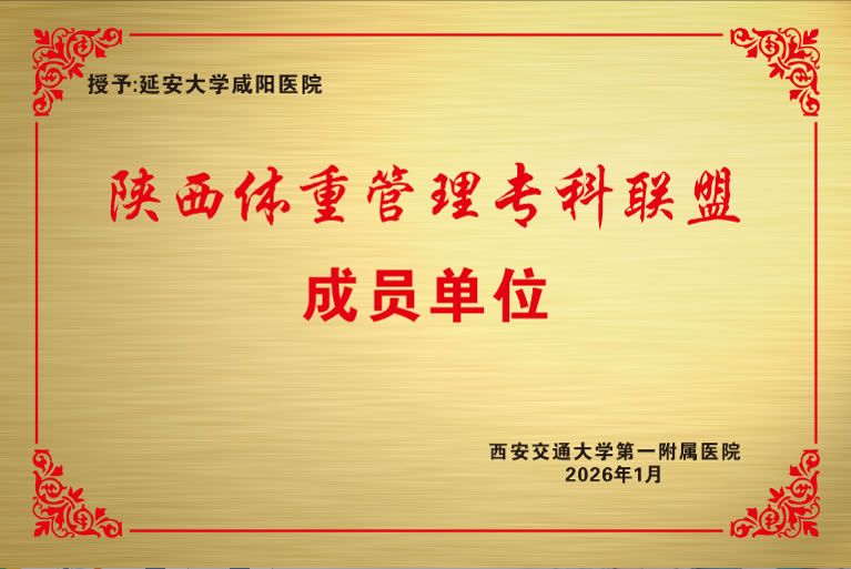 陜西體重管理專科聯盟成員單位
