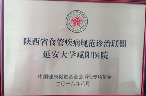 陜西省食管疾病規范診治聯盟成員醫院